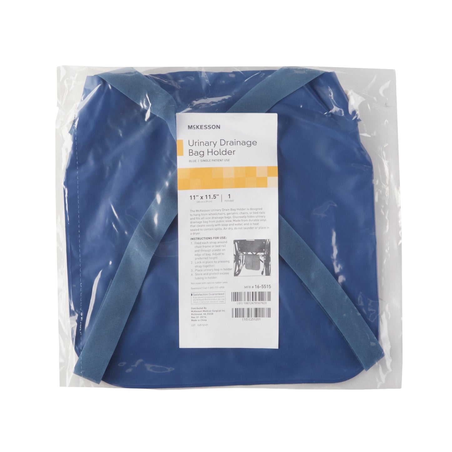 HOLDER, DRAIN BAG ADJ STRAPS NAVY