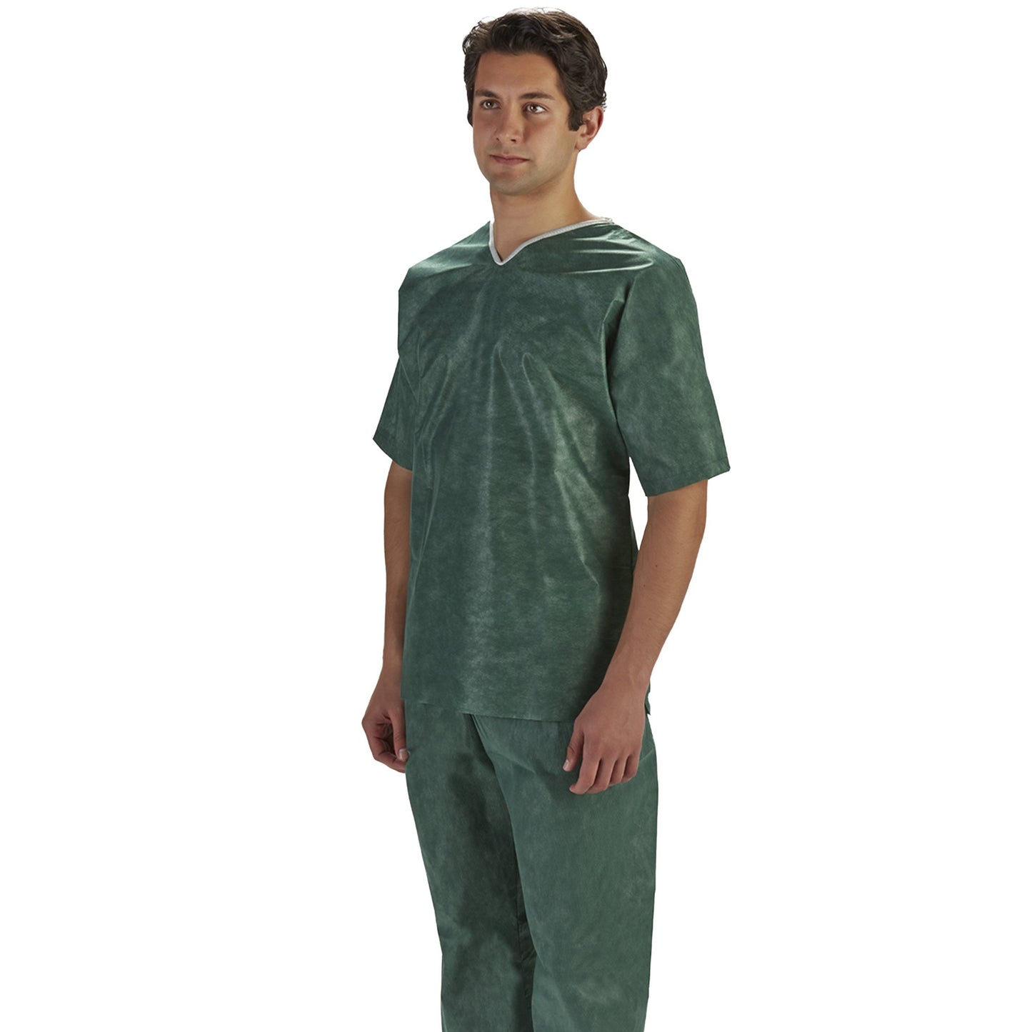 PANTS SCRUB GRN XXL 30/CSNONWOVEN 46-48"