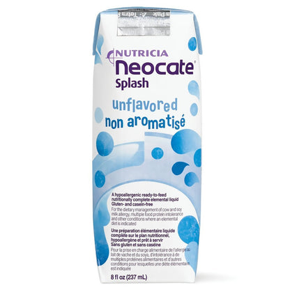 NEOCATE SPLASH, FORMULA F/FEEDING TUBE UNFLAV 8OZ