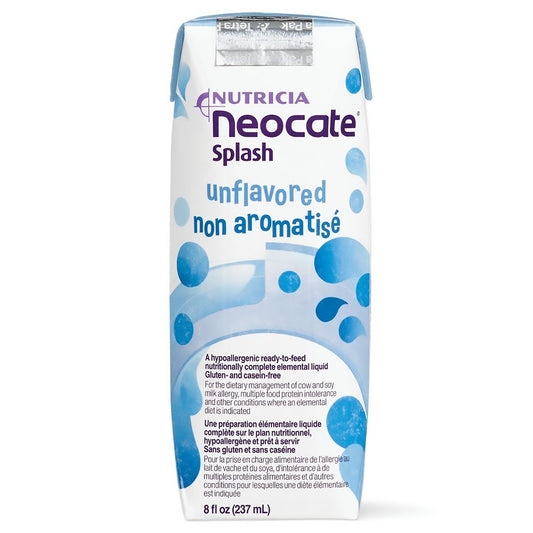 NEOCATE SPLASH, FORMULA F/FEEDING TUBE UNFLAV 8OZ