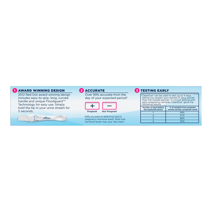 PREGNANCY TEST, CLEARBLUE RAPID DETECTION