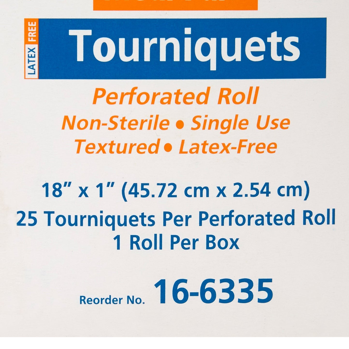 TOURNIQUET, REELED LF 18"X1"