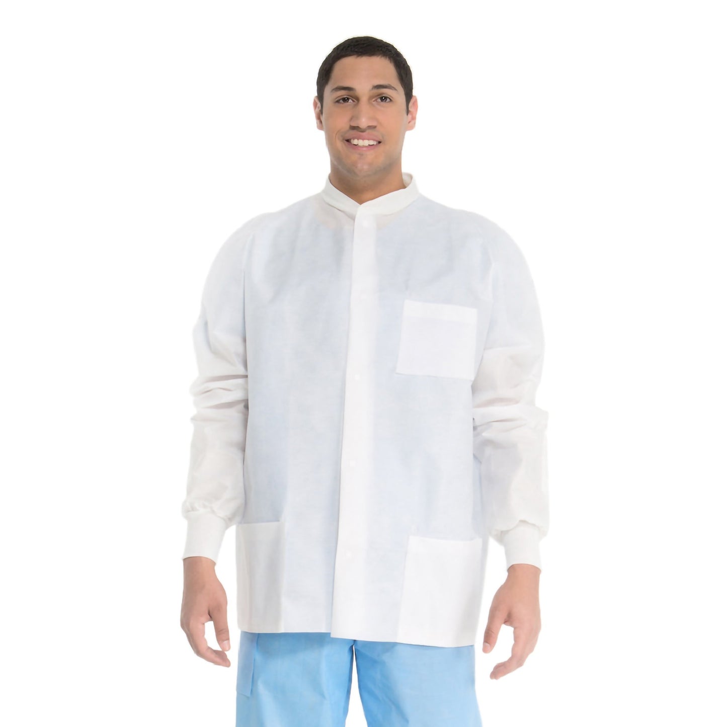 COAT, LAB UNIV WHT LG