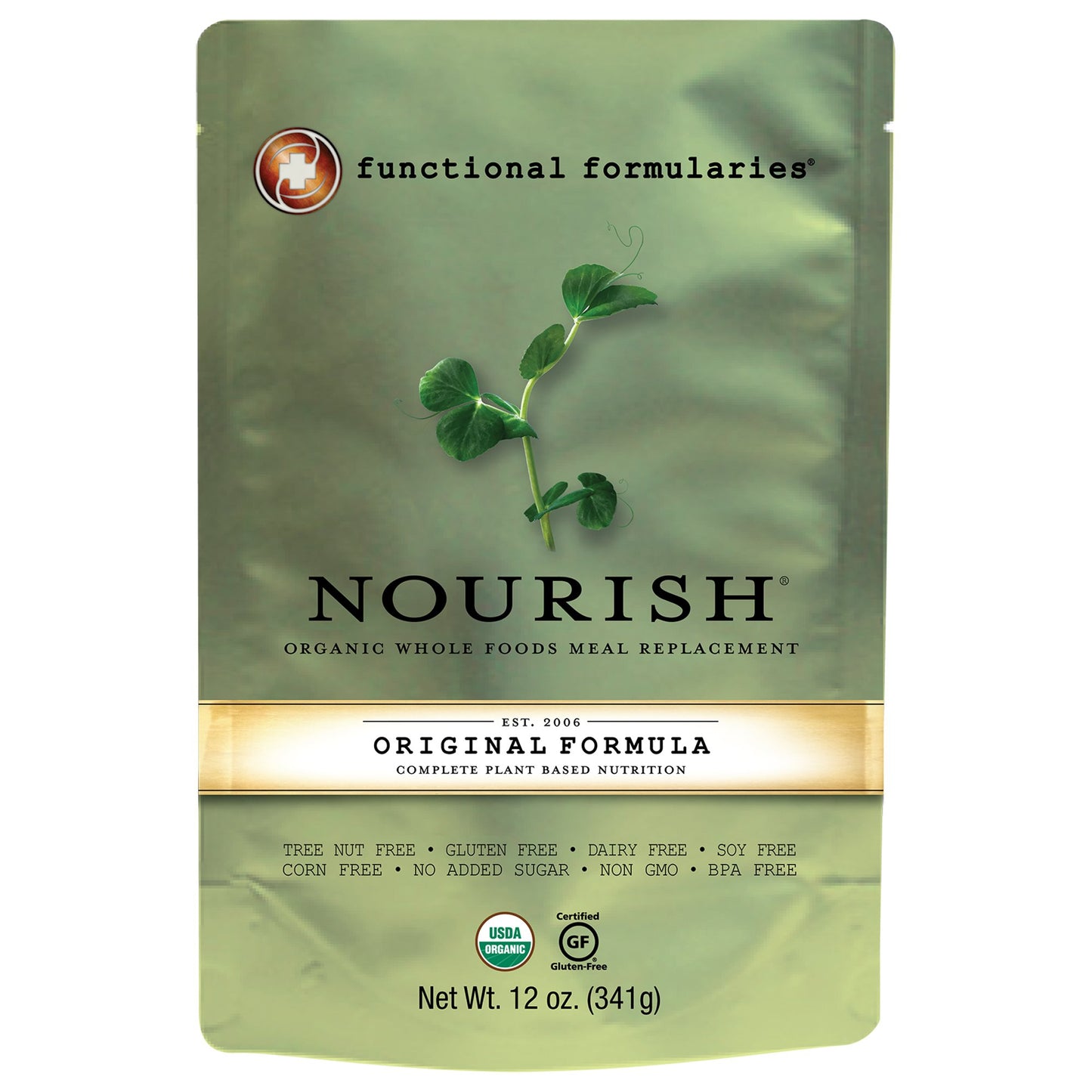 FOOD MEAL, NOURISHORGANIC GLUTFREE 12OZ