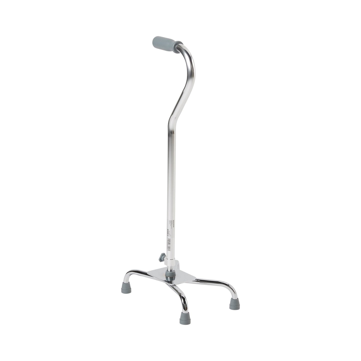 CANE, QUAD/LG BASE ALUM CHROME
