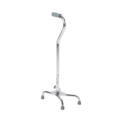 CANE, QUAD/LG BASE ALUM CHROME