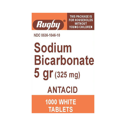 SODIUM BICARB, TAB 325MG (1000/BT)