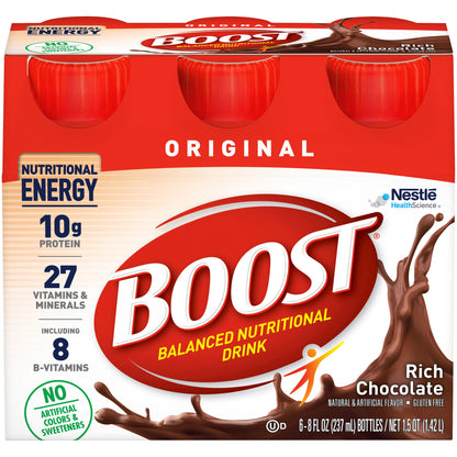 BOOST, ORIGINAL CHOCOLATE CLEAN 8OZ
