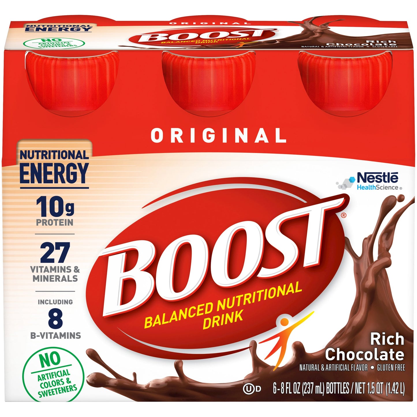 BOOST, ORIGINAL CHOCOLATE CLEAN 8OZ