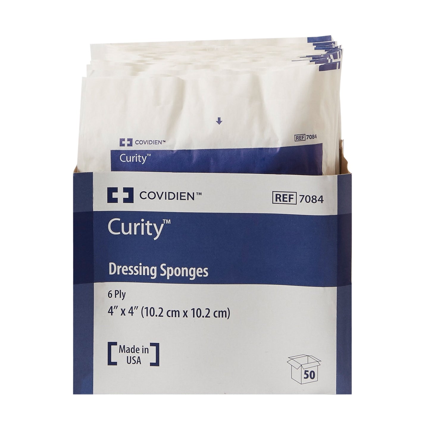 GAUZE, NON WOVEN ALL PURPOSE SPONGES 4X4" 6PLY