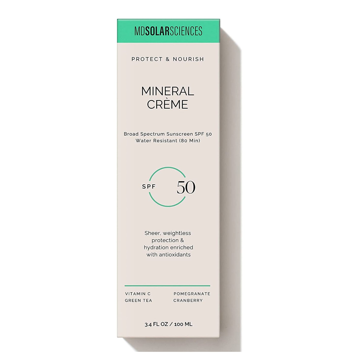 SUNSCREEN, CREAM MINERAL SPF503.4OZ