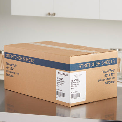 SHEET, STRETCHER 2PLY/POLY BLU40X72