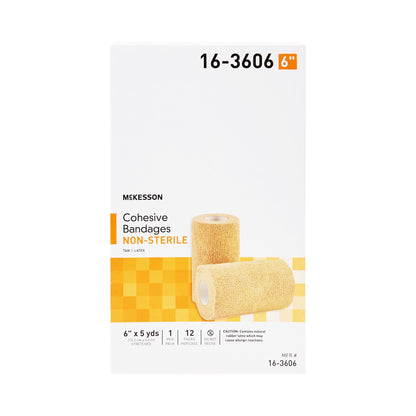 BANDAGE, COHESIVE N/S TAN 6"