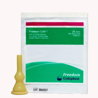 CATHETER, FREEDOM EXTERNAL CONDOM RED MED 28MM
