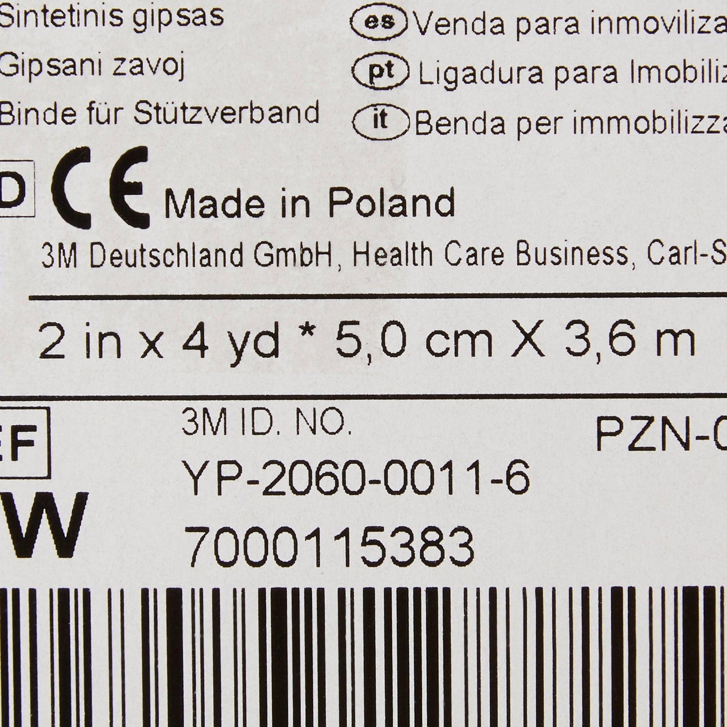 TAPE, CAST SCOTCHCAST 2"X4YDSBRT ORG