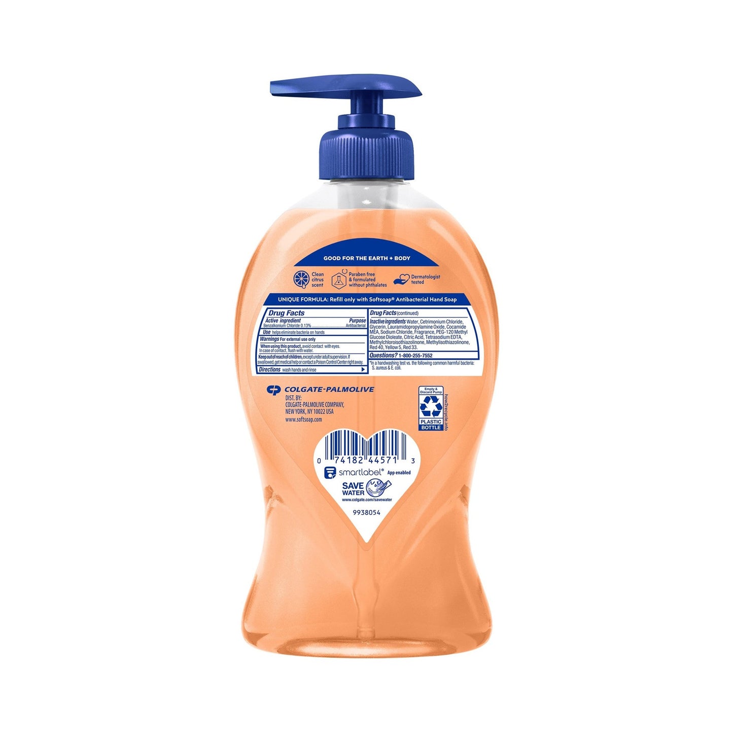 SOAP, HAND SOFTSOAP CRISP CLEAN ANTIBAC 11.25OZ