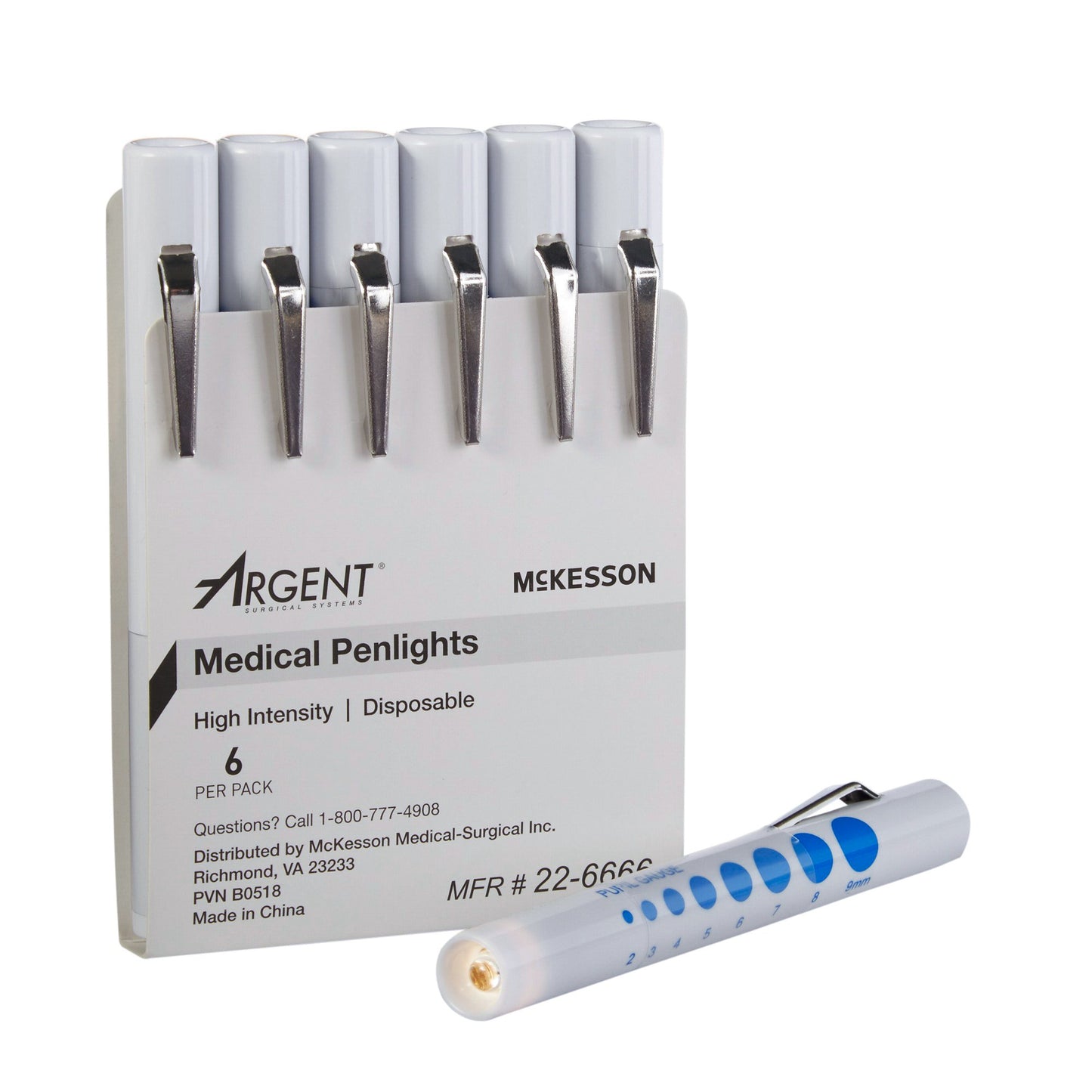 PENLIGHT, W/PUPIL GAUGE DISP