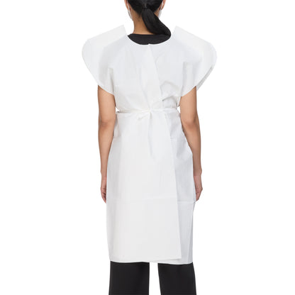 GOWN, EXAM 3PLY WHT 30X42