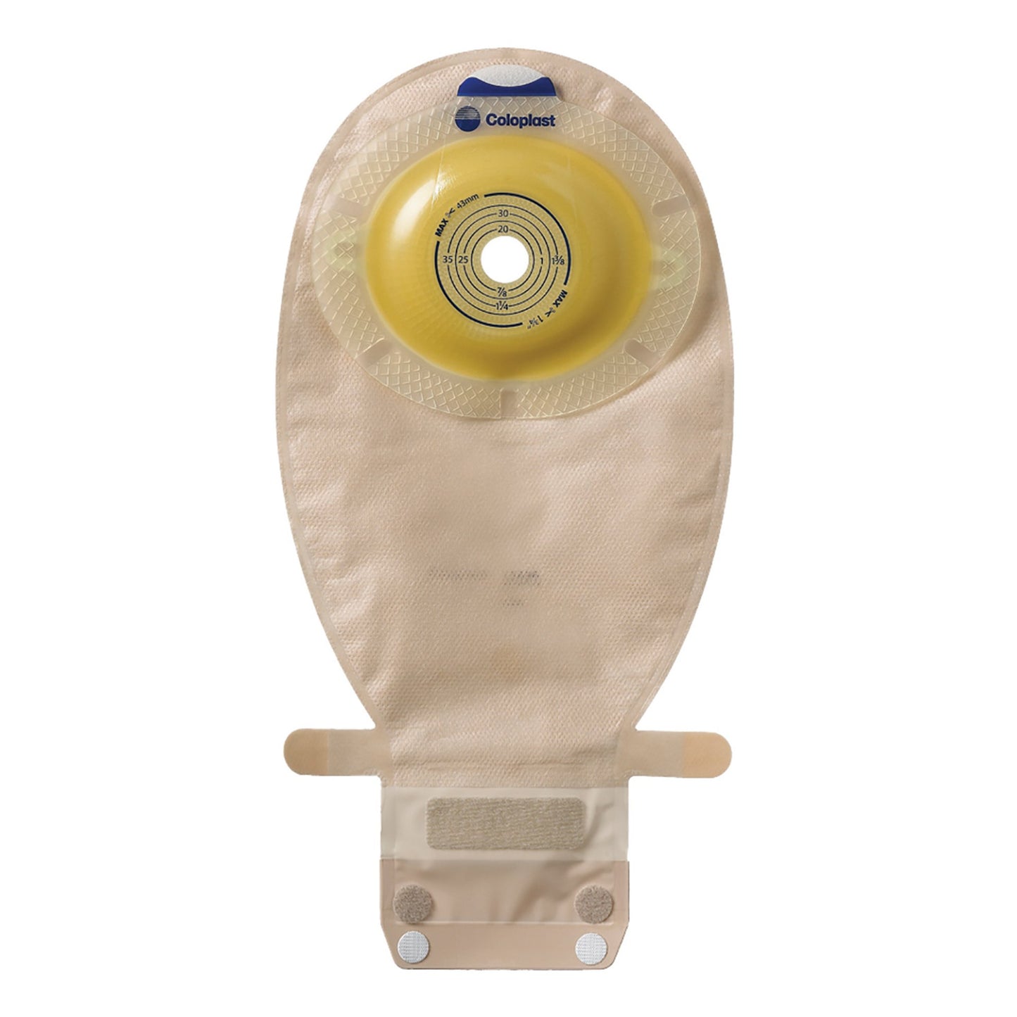 POUCH, SENSURA DRN 1PC WD CNVXLT 3/4-1 3/4"