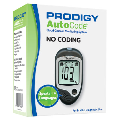 METER, BLD GLUC TALK PRODIGY AUTO CODE