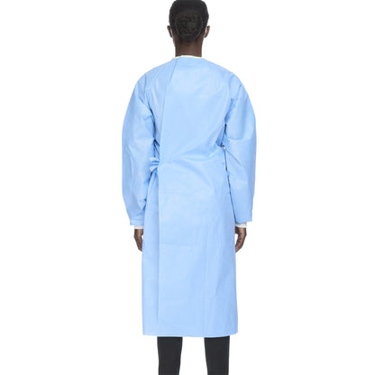 GOWN, SURG ULTRA STD BLU LG