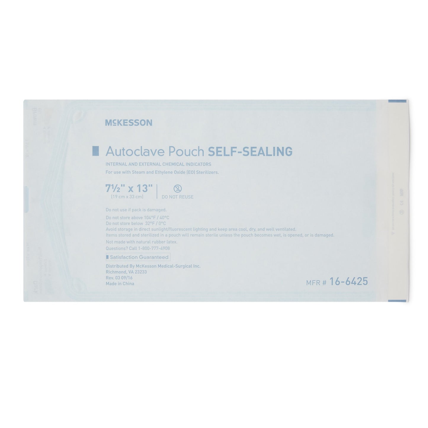 POUCH, SELF SEAL ECON 7.5X13