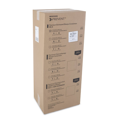 CONTAINER, SHARPS RED 8GL