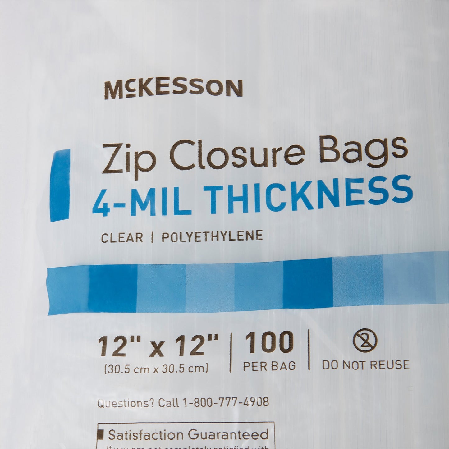 BAG, ZIP LOCK 12X12