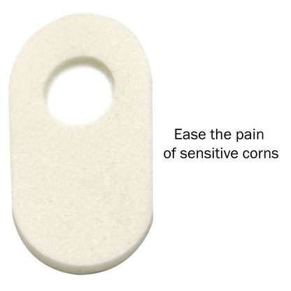 PEDI-PAD, FELT ADH WHT #101-NAARROW 1/8"