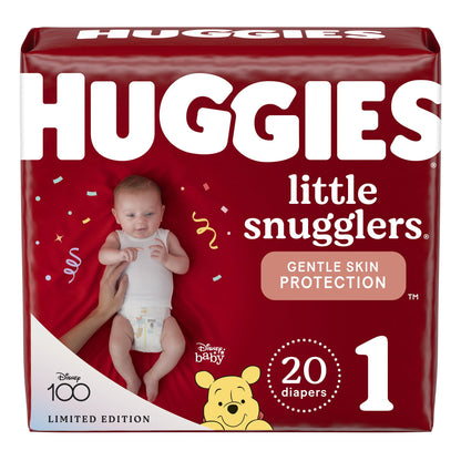 DIAPER, HUGGIES LITTLE SNUGGLERS SZ1
