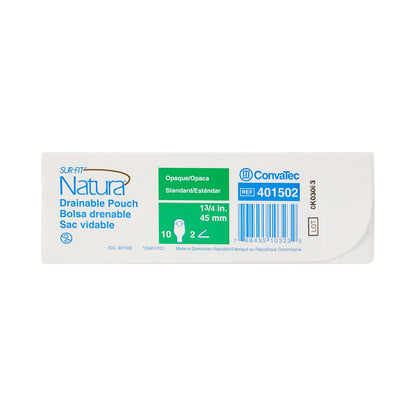 POUCH, DRN 12" OPAQUE OPN 1 3/4"