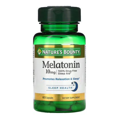 MELATONIN, CAP NATURES BOUNTY10MG