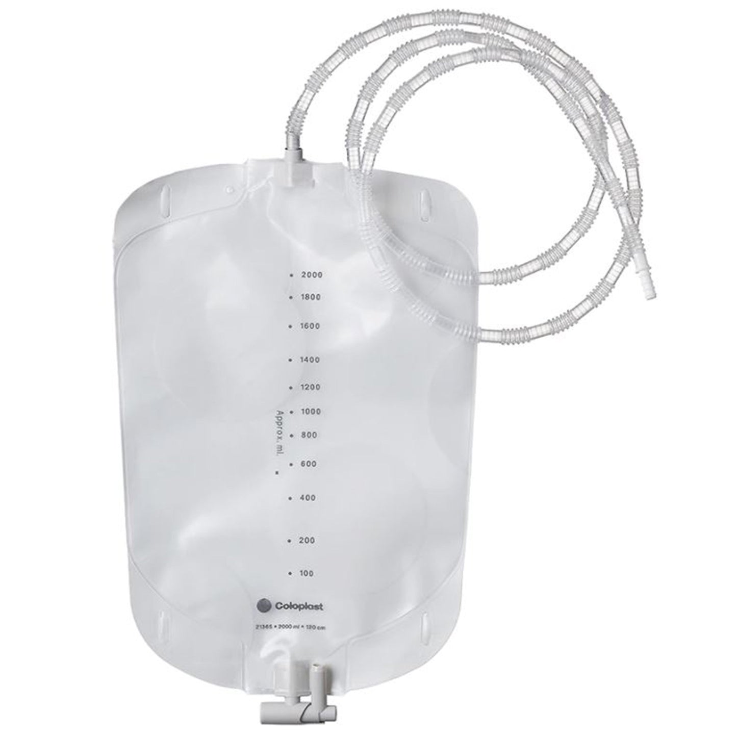 BAG, DRAIN 2000ML W/ANTI REFLUX VALVE