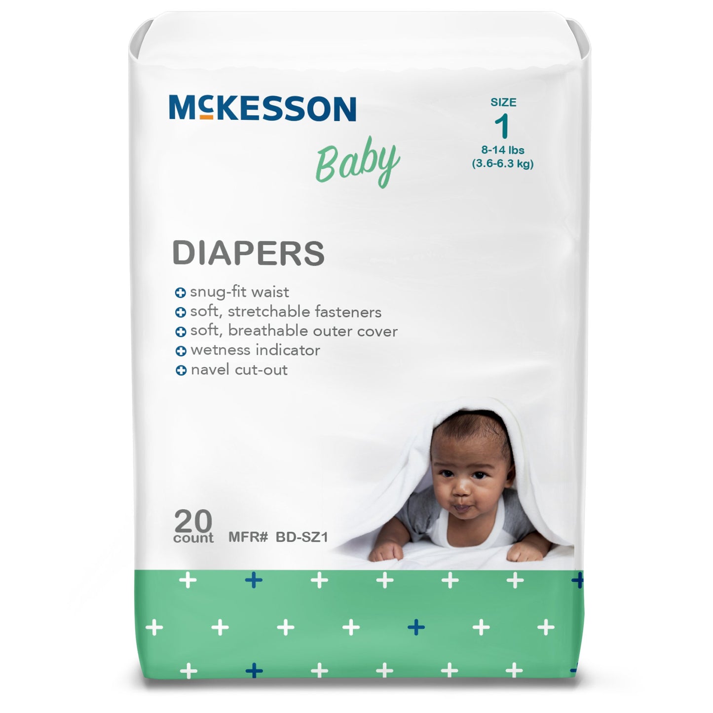 DIAPER, BABY SZ1 8-14 LBS