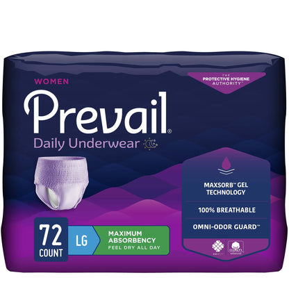 UNDERWEAR, PREVAIL WOMEN 38"-50" LG
