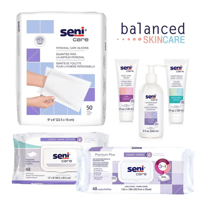 GLOVE, CLEANSING SENI CARE 9"X6"