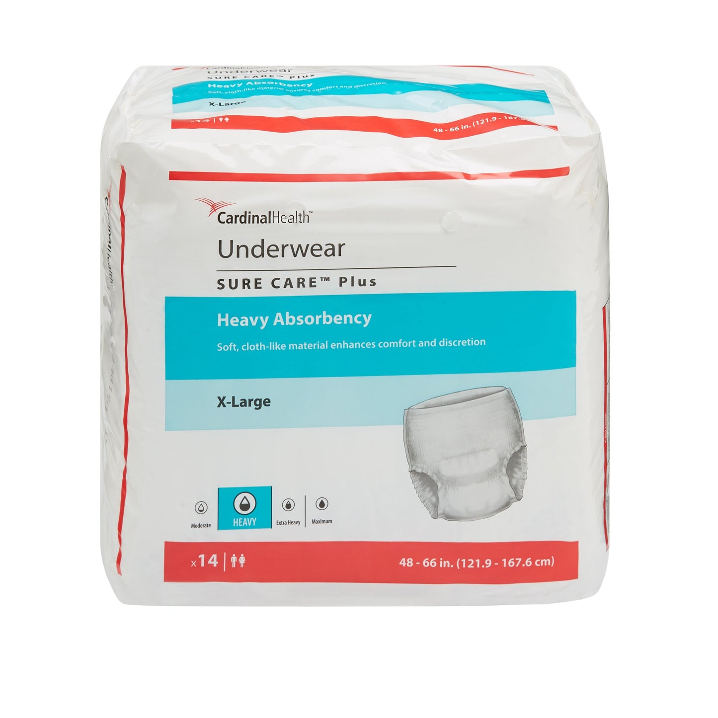 UNDERWEAR, SURECARE XLG 54"-64"