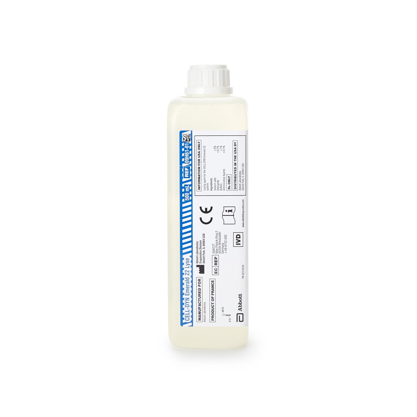 REAGENT, LYSE F/ANAYLZER 500ML-01 500ML