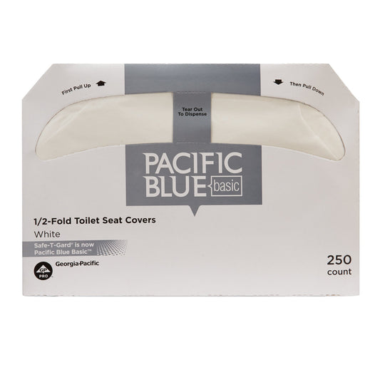 COVER, TOILET SEAT HALF-FOLD WHT