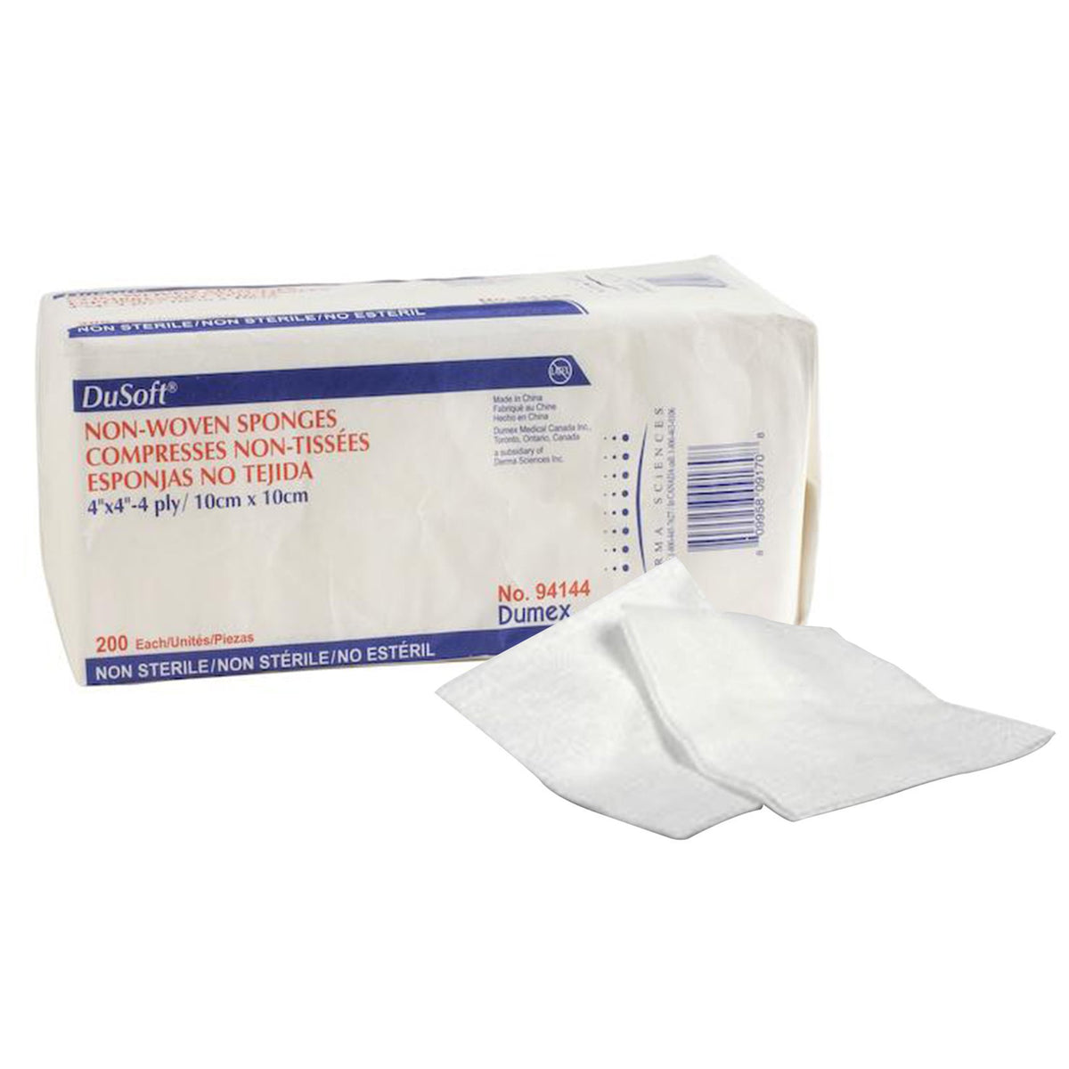 SPONGE, N/WVN 4"X4" N/S