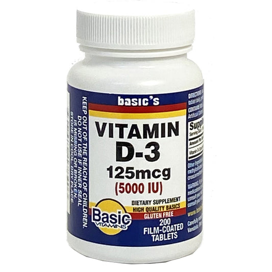 VITAMIN D, TAB 5000IU