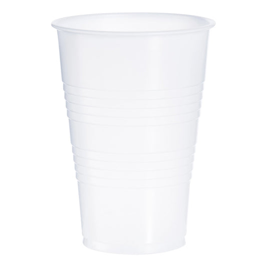 CUP, COLD PLAS RIBD LW TRANS 16OZ