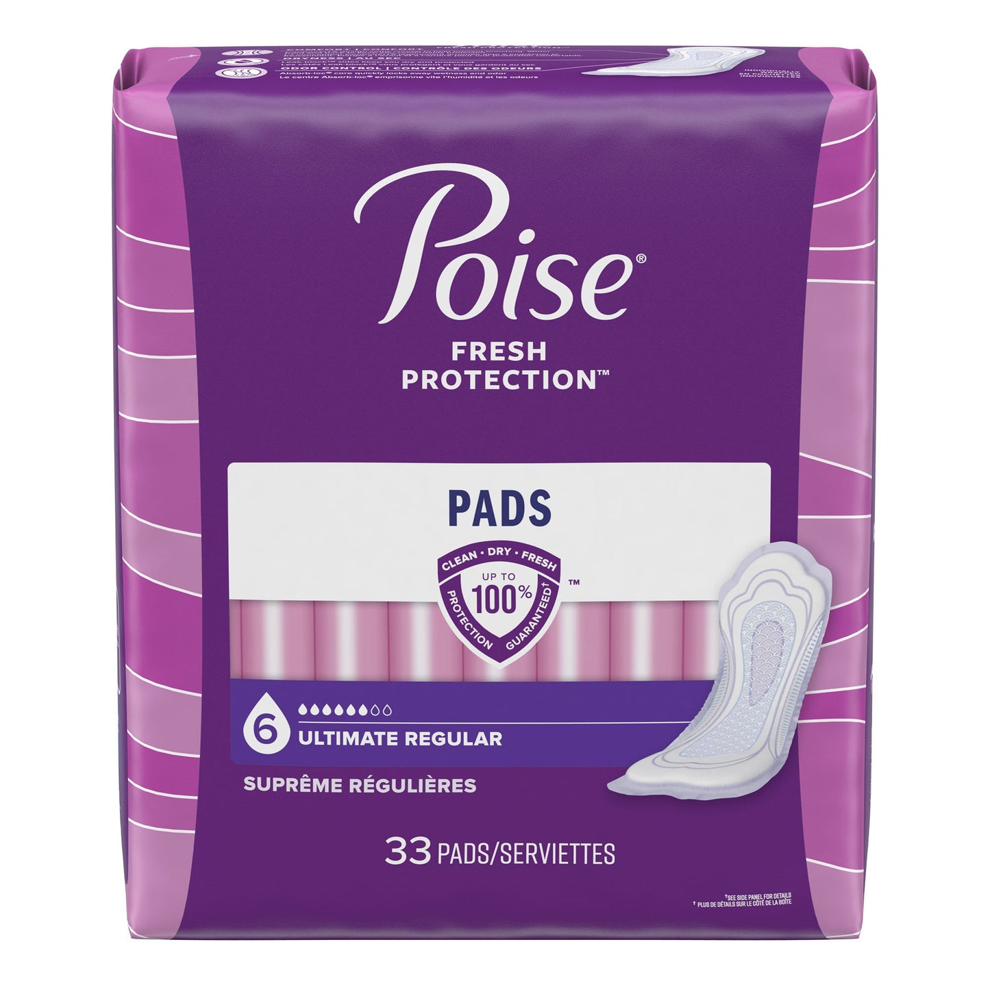 PAD, INCONT POISE ULTRA COVERED