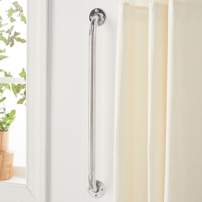 BAR, GRAB FALL PREVENTION KNURLED CHROME 24"