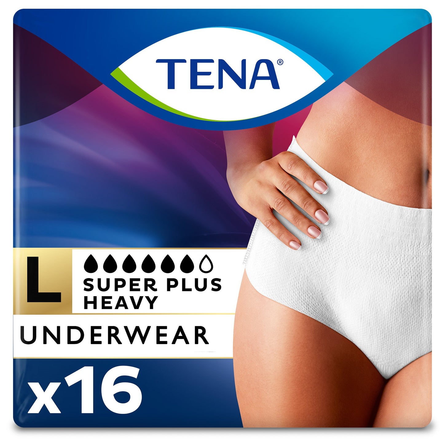 UNDERWEAR, WMN TENA LG 37-50