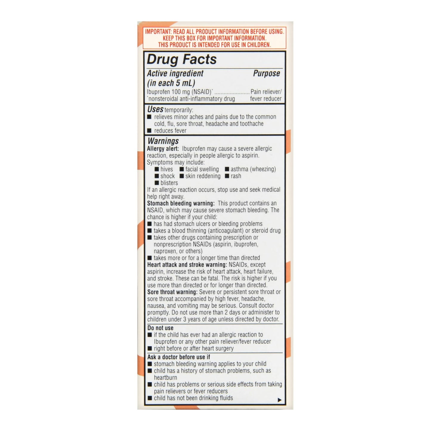 IBUPROFEN, SUSPN ORAL FT CHLDBERRY 4OZ