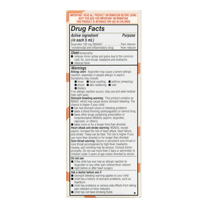 IBUPROFEN, SUSPN ORAL FT CHLDBERRY 4OZ