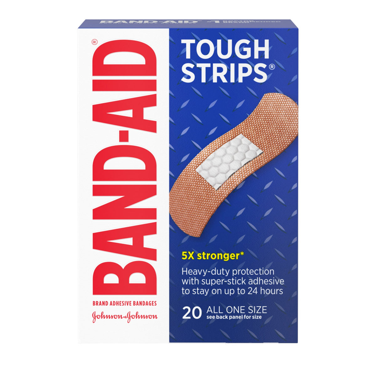 BANDAID, TOUGH STRIP 1"X3 1/4"