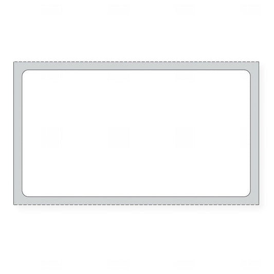 LABEL, DIRECT THERMAL PERM PAPER WHT