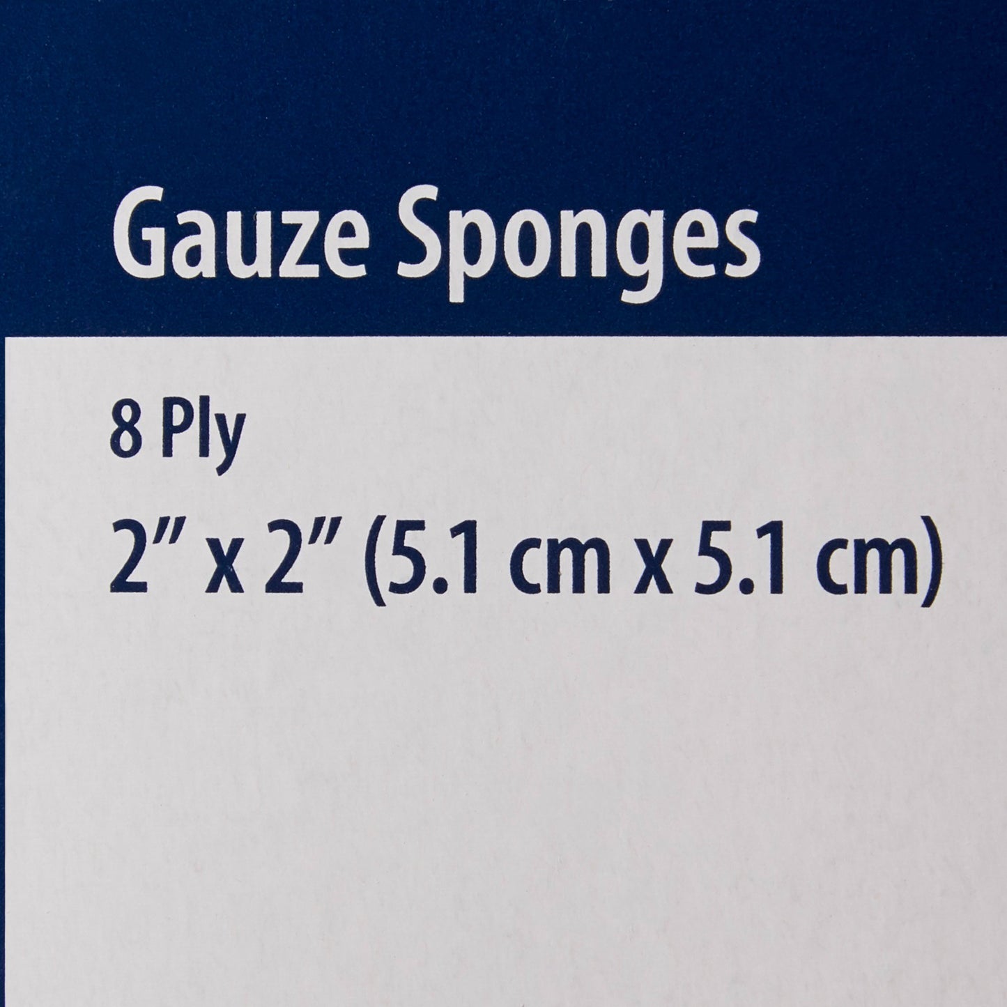 SPONGE, GAUZE DERMACEA 2"X2" 8PLY STR